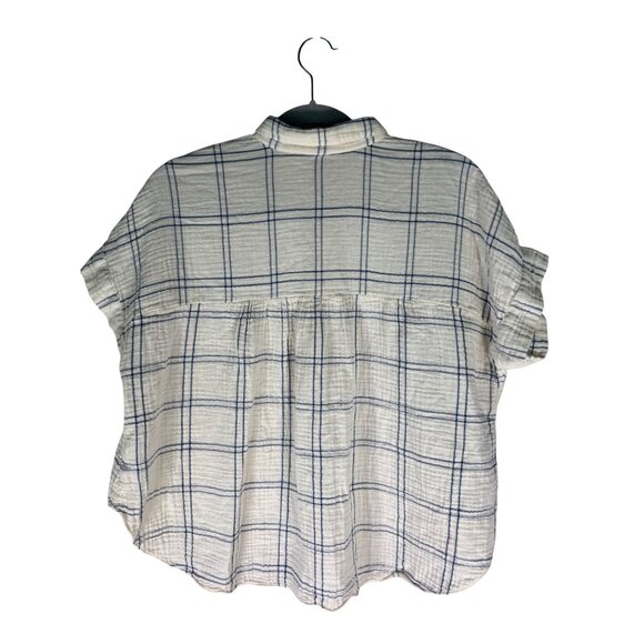 Madewell Lightspun Hilltop Shirt in Windowpane - Picture 5 of 11